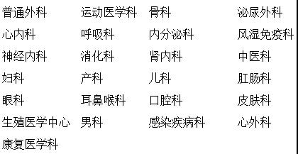 北京大学第三医院2019年“清明节”期间门诊安排