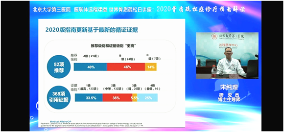 骨质疏松和骨代谢疾病中心为医联体成员单位医生开展骨质疏松症专题讲座
