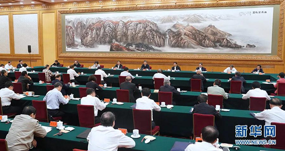 乔杰院长参加由习近平总书记亲自主持的教育文化卫生体育领域专家代表座谈会