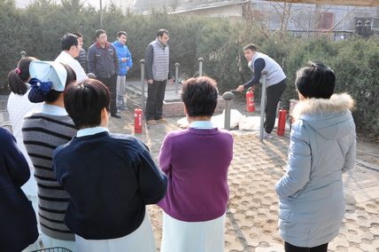 党校院区联合医院保卫处举办消防安全培训和演练