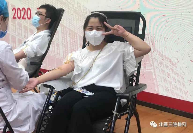 汇爱成海│骨科三名医护积极参加献血活动