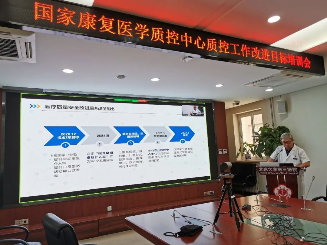 国家康复医学专业医疗质量控制中心召开2021年第一期专题系列培训班