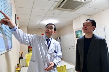 医学部主任詹启敏来运动医学研究所调研指导工作