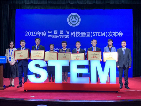 2019年度中国医院科技量值（STEM）发布 北医三院综合排名第六