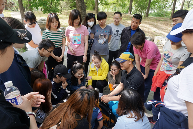 康复科户外拓展活动顺利举行