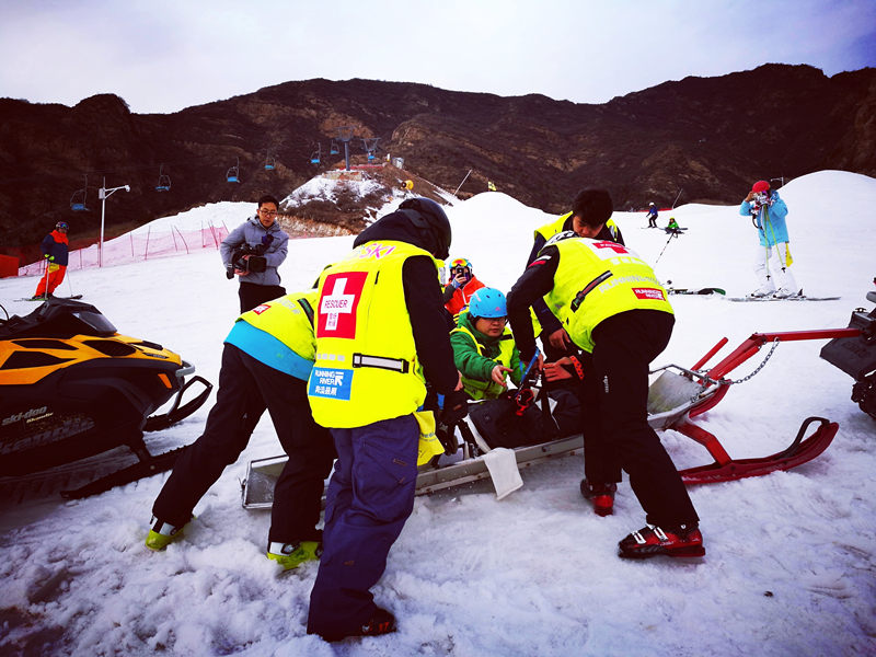 北医三院、延庆区医院等多部门联合举行备战冬奥雪上救援演练
