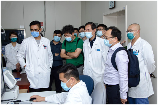 财政部资产管理司行政事业资产管理处领导来院考察大型设备管理工作