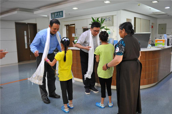 我院再次迎来“共铸中国心”藏区先心病患儿