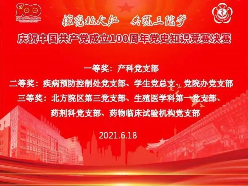擦亮北大红 共筑三院梦 北京大学第三医院举办庆祝中国共产党成立100周年党史知识竞赛