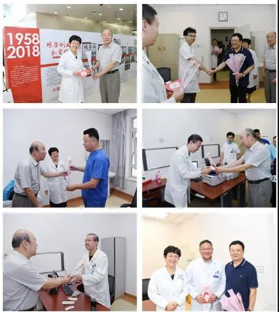 北京医师协会领导为我院医师带来节日问候