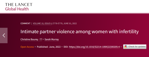 北医三院乔杰院士团队在Lancet Global Health发表最新研究成果 解析全球不孕女性遭受家庭暴力的流行现况和适宜干预策略