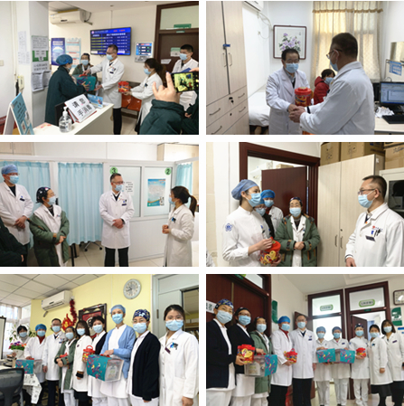 院领导进行节前安全生产检查及行政查房并慰问一线职工